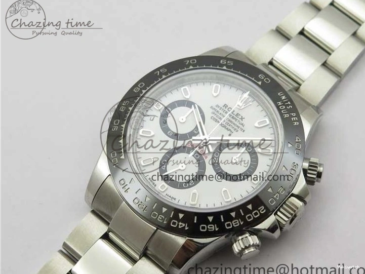 Daytona 1:1 Best and V4 SA4130 Case White 116500 Noob 904L Dial Bracelet Edition SS 0318